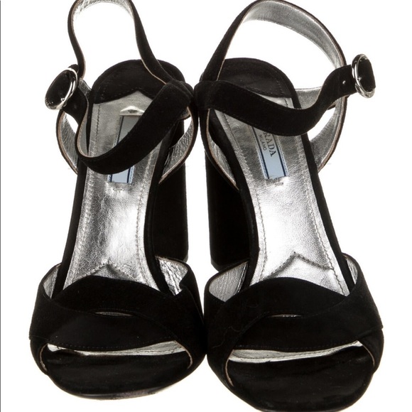 PRADA SUEDE SANDALS - Picture 3 of 5